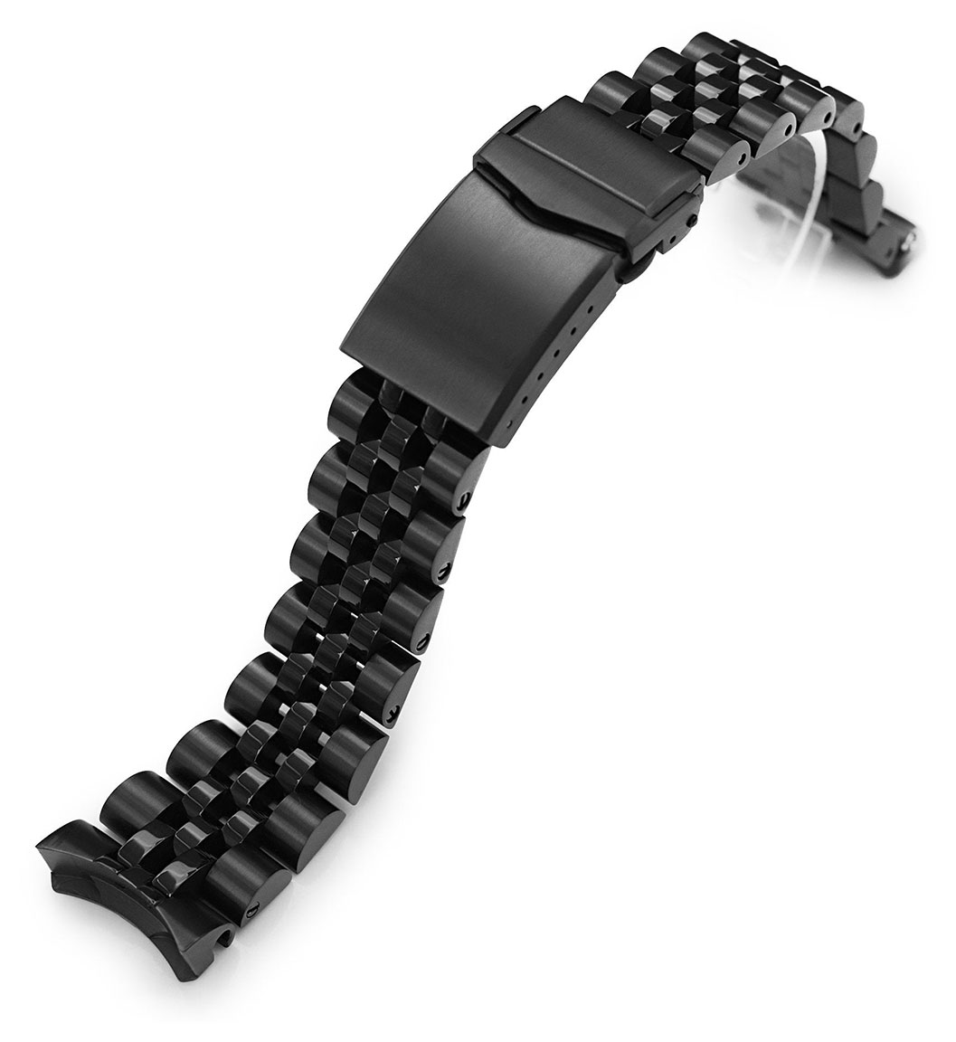 MiLTAT Retro Razor Black Steel Strap Seiko 5 -sarjaan