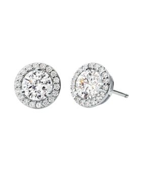 Michael Kors halo silver earrings MKC1035AN040