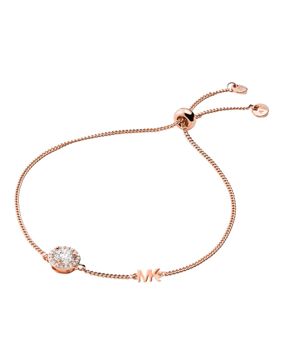 Michael Kors rose gold colored halo silver bracelet MKC1206AN791