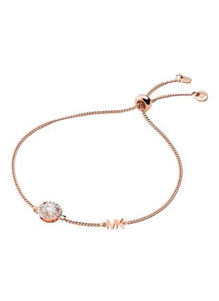 Michael Kors rose gold colored halo silver bracelet MKC1206AN791
