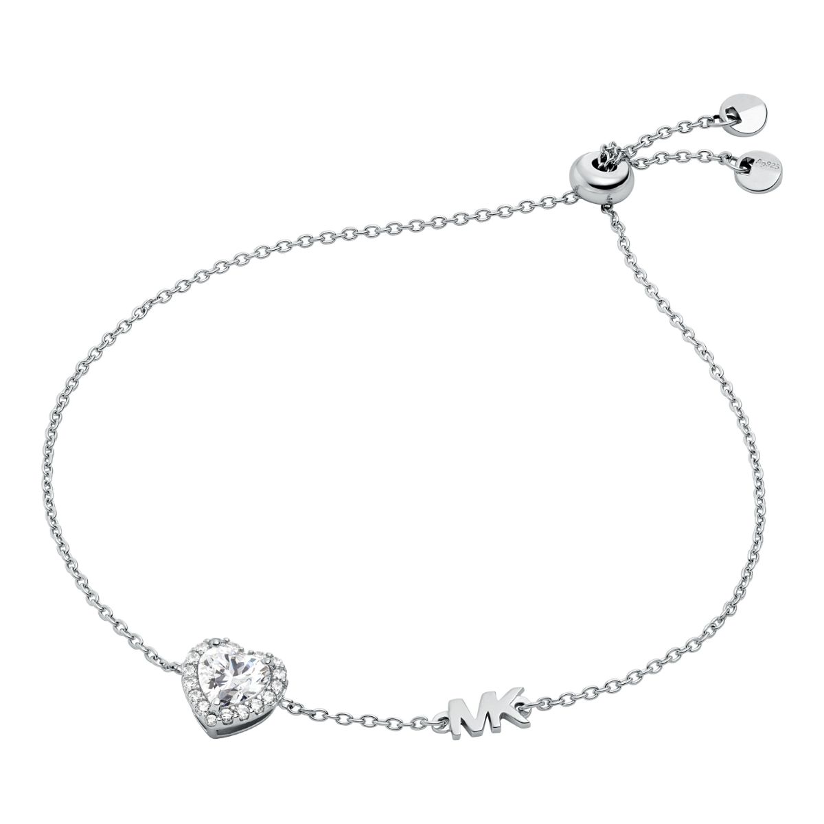 Michael Kors heart silver bracelet MKC1518AN040