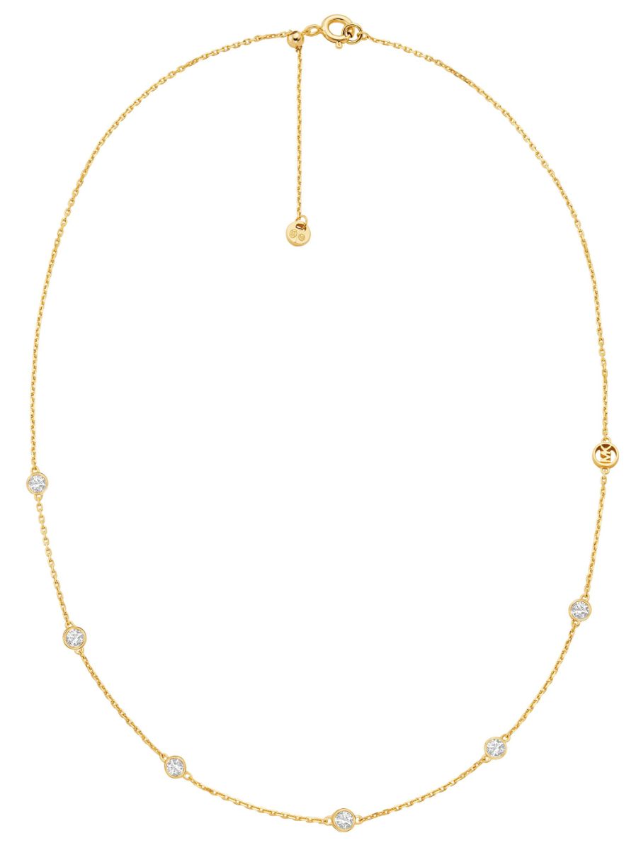 Michael Kors Premium 14-karat gold-plated silvernecklace MKC1714CZ710