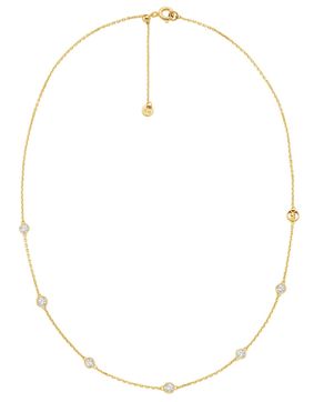 Michael Kors Premium 14-karat gold-plated silvernecklace MKC1714CZ710