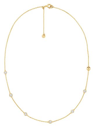 Michael Kors Premium 14-karat gold-plated silvernecklace MKC1714CZ710