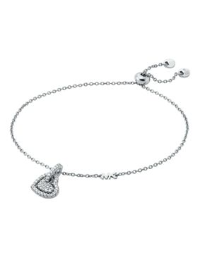 Michael Kors Love heart bracelet silver MKC1748CZ040