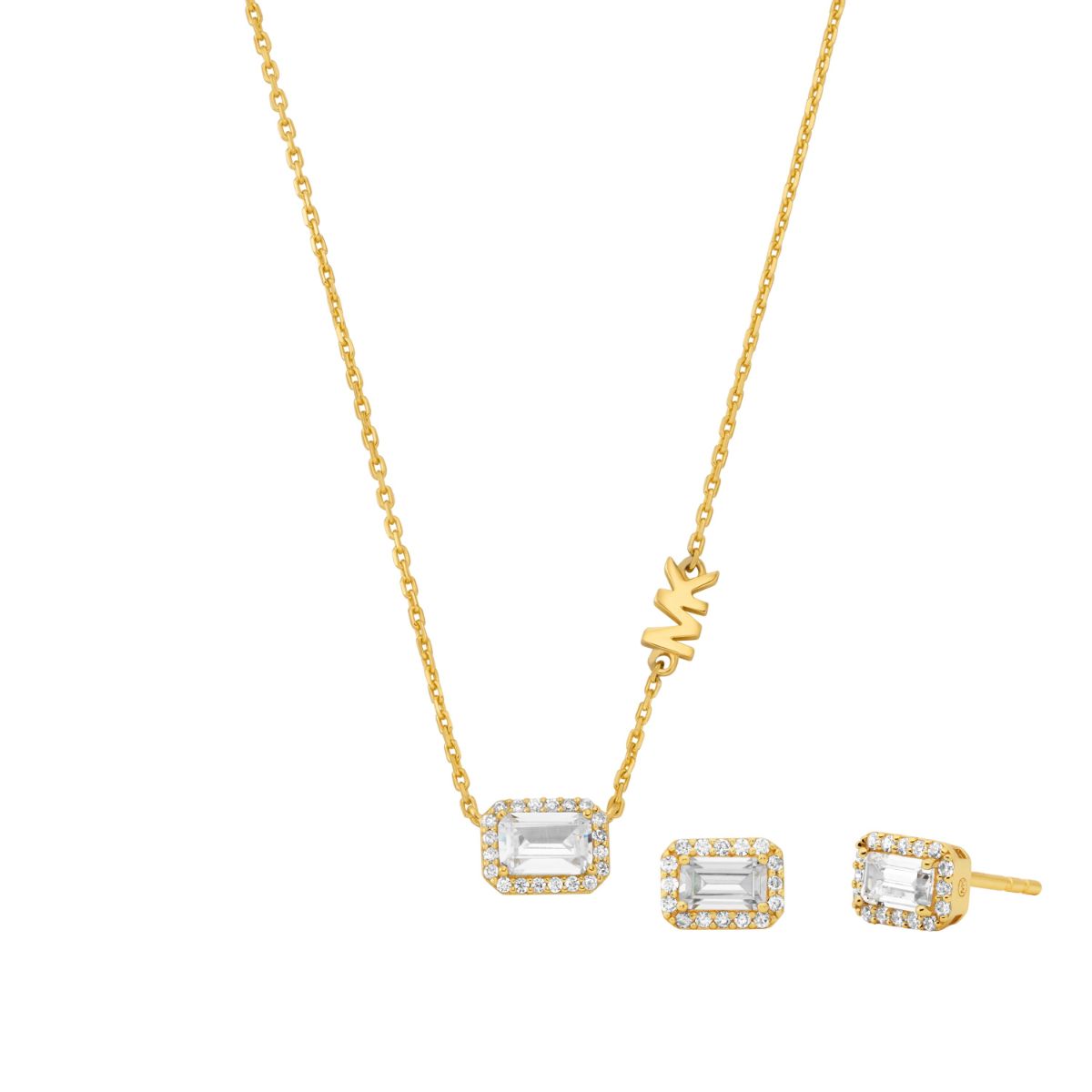 Michael Kors Premium gold-colored jewelry set MKC1759CZSET