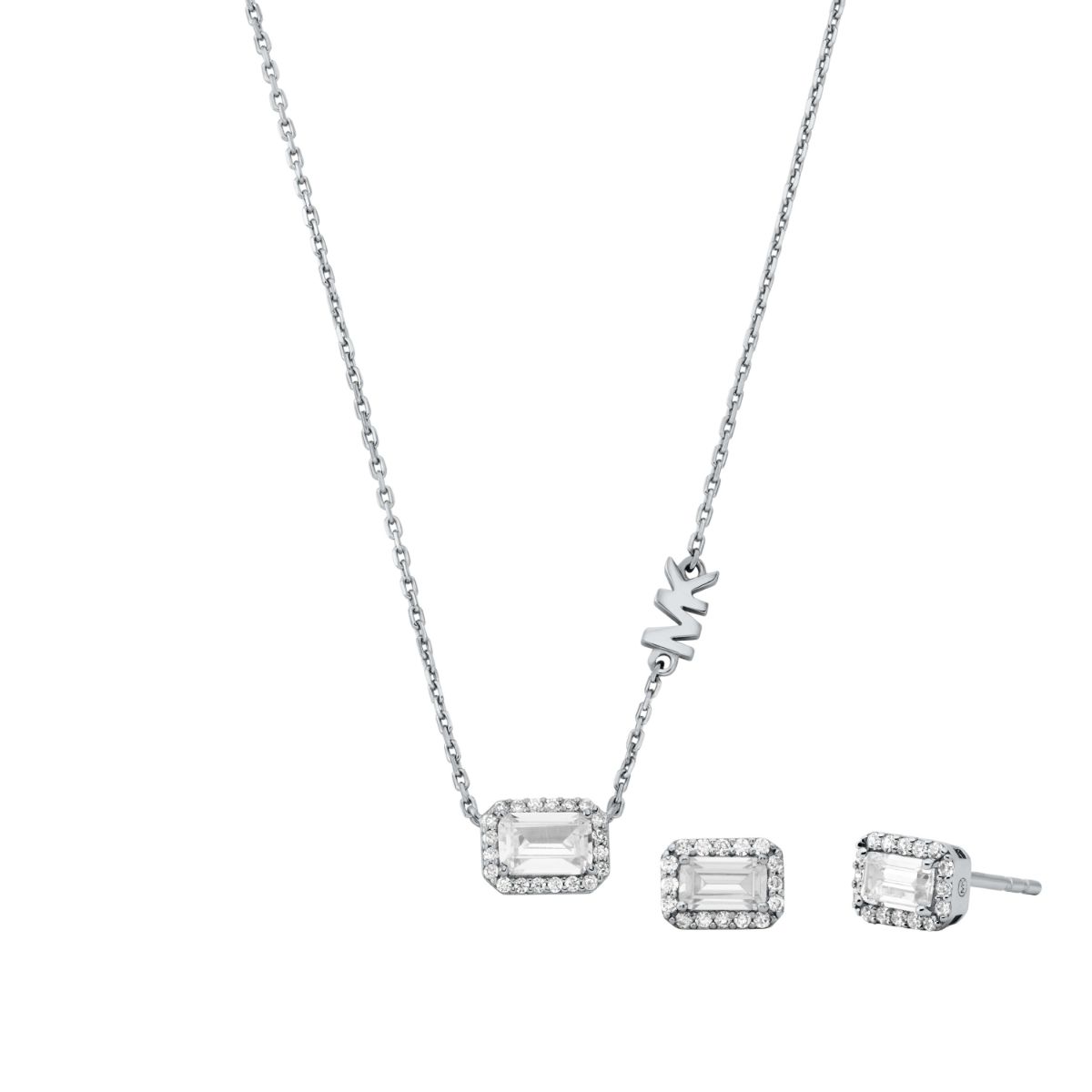 Michael Kors Premium silver-colored jewelry set MKC1760CZSET