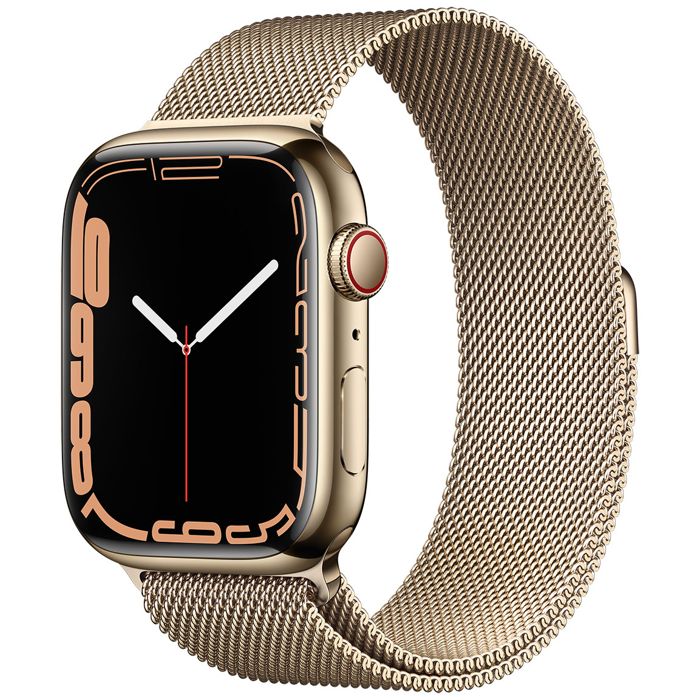 Apple Watch Series GPS Cellular Gold Stainless Steel Case 45