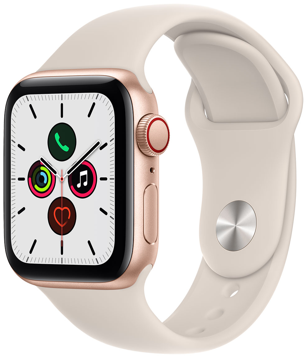 Apple Watch SE GPS Cellular Gold Aluminium Case 40 mm with