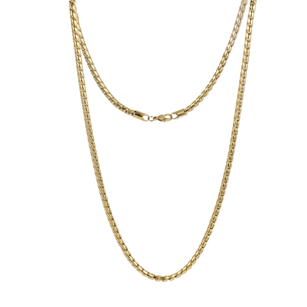 Lykka Strong gold-plated necklace 60cm