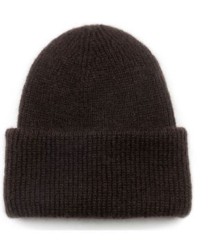 Aarni mohair beanie brown