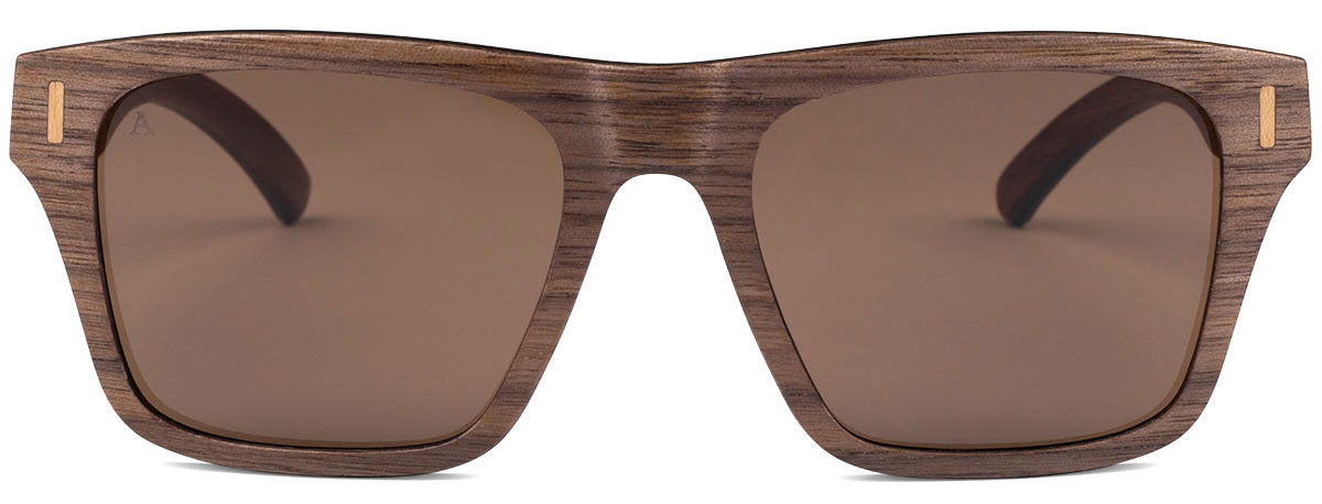 Aarni Monza Walnut polarized sunglasses
