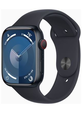 Apple Watch Series 9 GPS 45mm Midnight Aluminium Case with Midnight Sport Band - M/L MR9A3KS/A