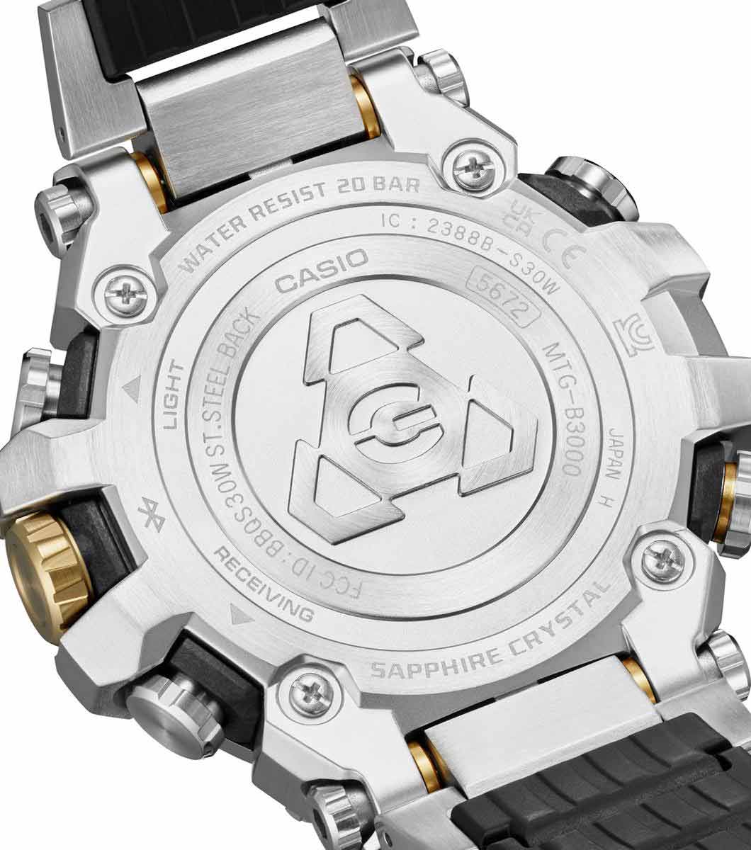 Casio G Shock MT G Silver and Gold MTG B3000D 1A9ER watchesonline