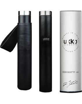 Ukkomatti 100 black Damaski pocket flask