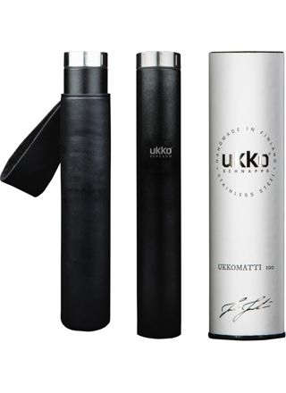 Ukkomatti 100 black Damaski pocket flask