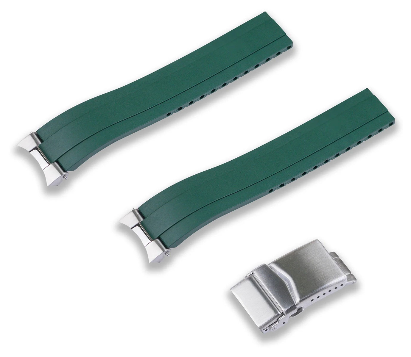 Crafter Blue green FKM rubber band for Seiko 1965 Heritage Diver models MX03-143