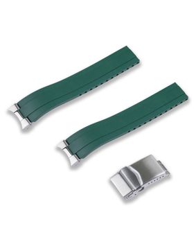 Crafter Blue green FKM rubber band for Seiko 1965 Heritage Diver models MX03-143