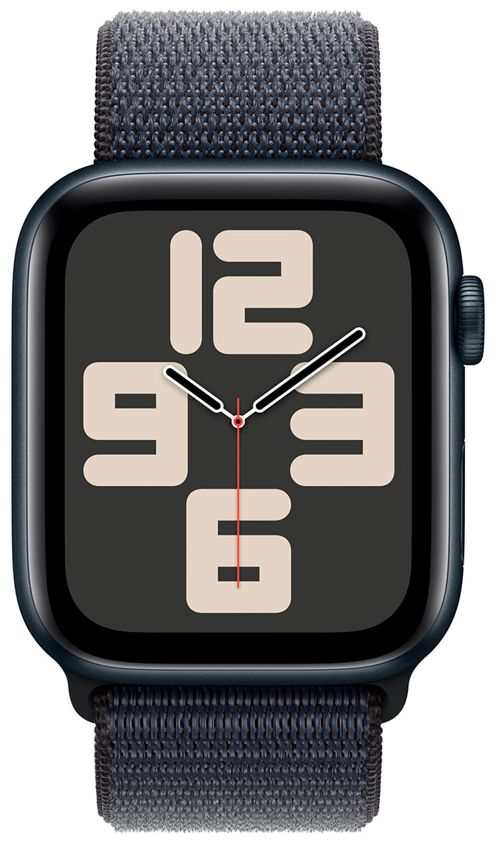 Apple Watch SE GPS 44mm Midnight Aluminium Case with Ink Sport