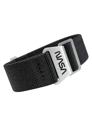 Erika's Originals Brushed NASA MN Black Textile Strap
