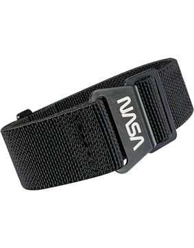 Erika's Originals DLC NASA MN Black Textile Strap 22 mm