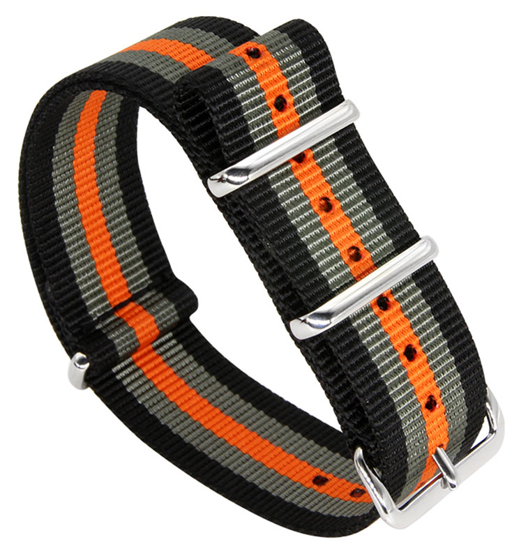 Grey orange deals nato strap