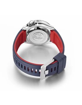 Crafter Blue CB010 Navy/Red Rubber Strap for Seiko SKX and Seiko 5