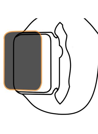 Screen protector glass for Apple Watch 44 mm