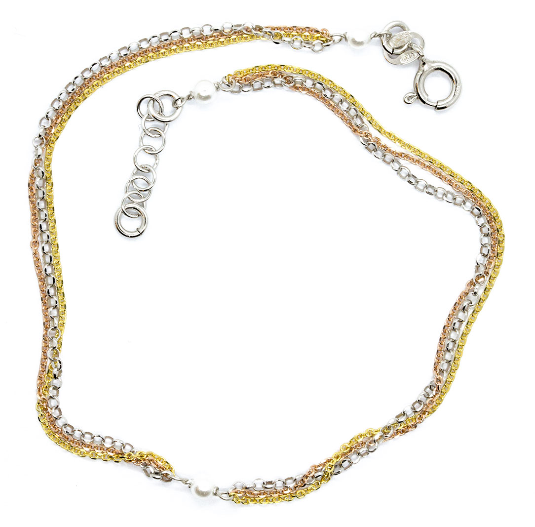 Ankle Bracelet 925 Sterling Silver NK9/40