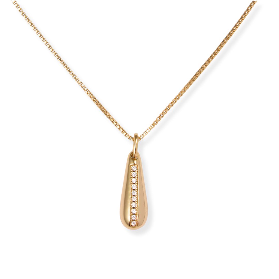 Sparv Noir gold-colored necklace 3180101