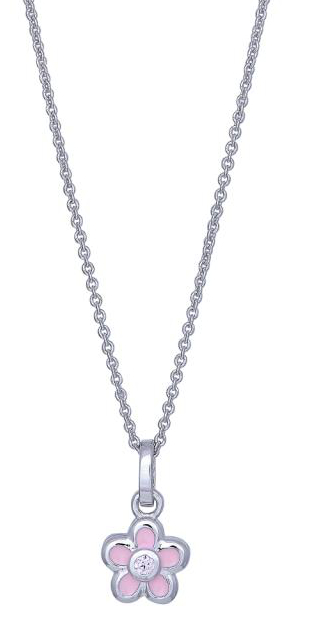 Nordahl Jewellery kids' flower pink necklace 216 325