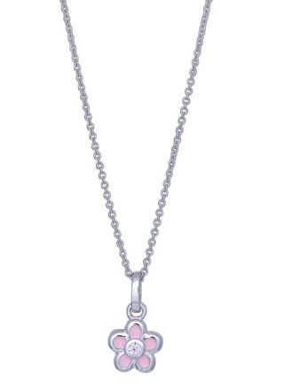 Nordahl Jewellery kids' flower pink necklace 216 325