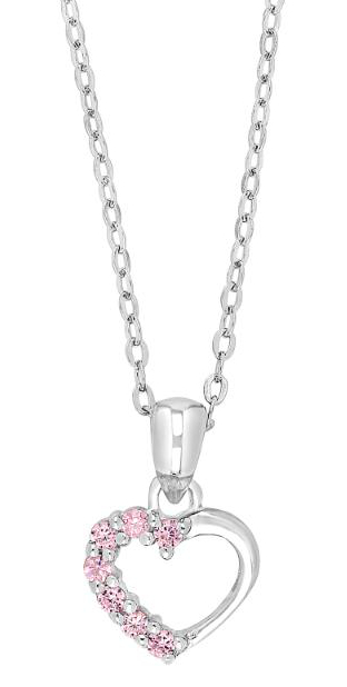 Nordahl Jewellery kids' heart pink necklace 225 148