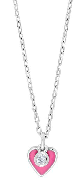 Nordahl Jewellery kids' heart pink necklace 245 191