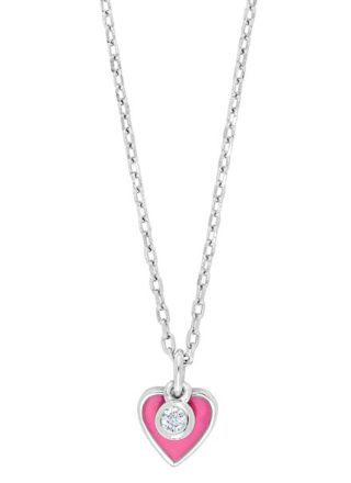 Nordahl Jewellery kids' heart pink necklace 245 191