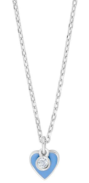 Nordahl Jewellery kids' heart blue necklace 245 192