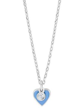 Nordahl Jewellery kids' heart blue necklace 245 192