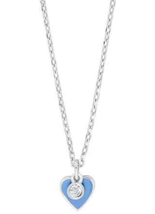 Nordahl Jewellery kids' heart blue necklace 245 192