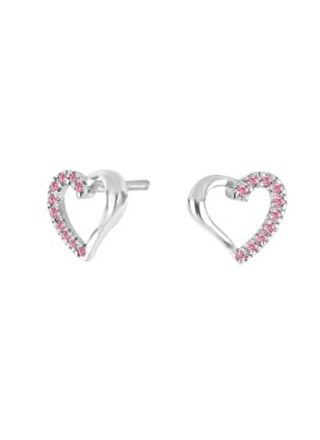 Nordahl Jewellery kids' heart pink earrings 325 172