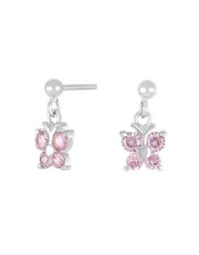 Nordahl Jewellery kids' butterfly pink earrings 325 175
