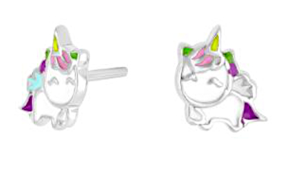 Nordahl Jewellery kids' unicorn earrings 334 029