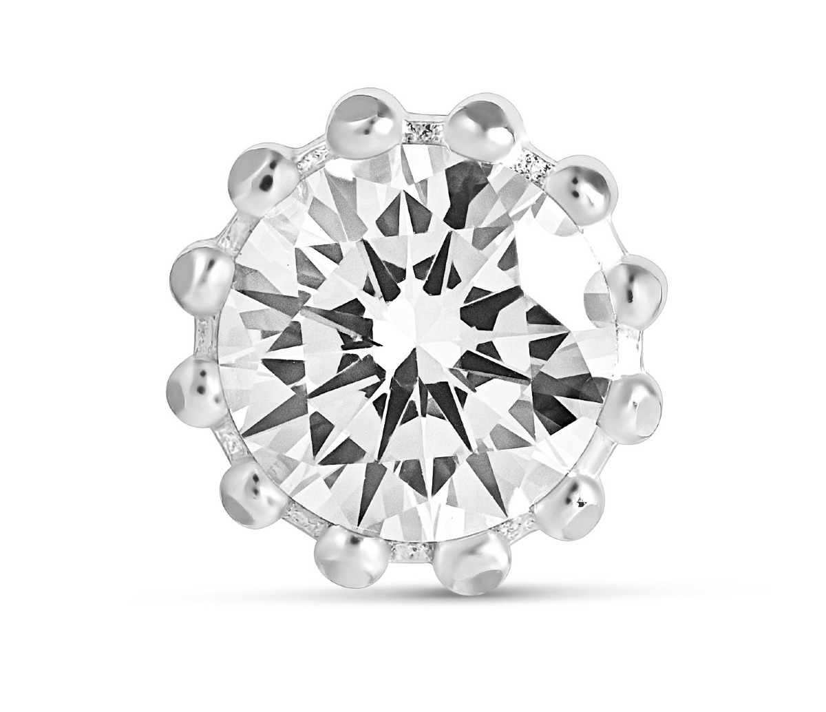 Lempikoru Bud stud earring clear 3307601000