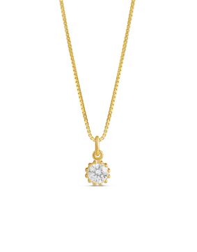Lempikoru Bud pendant clear gold plated 5207701450