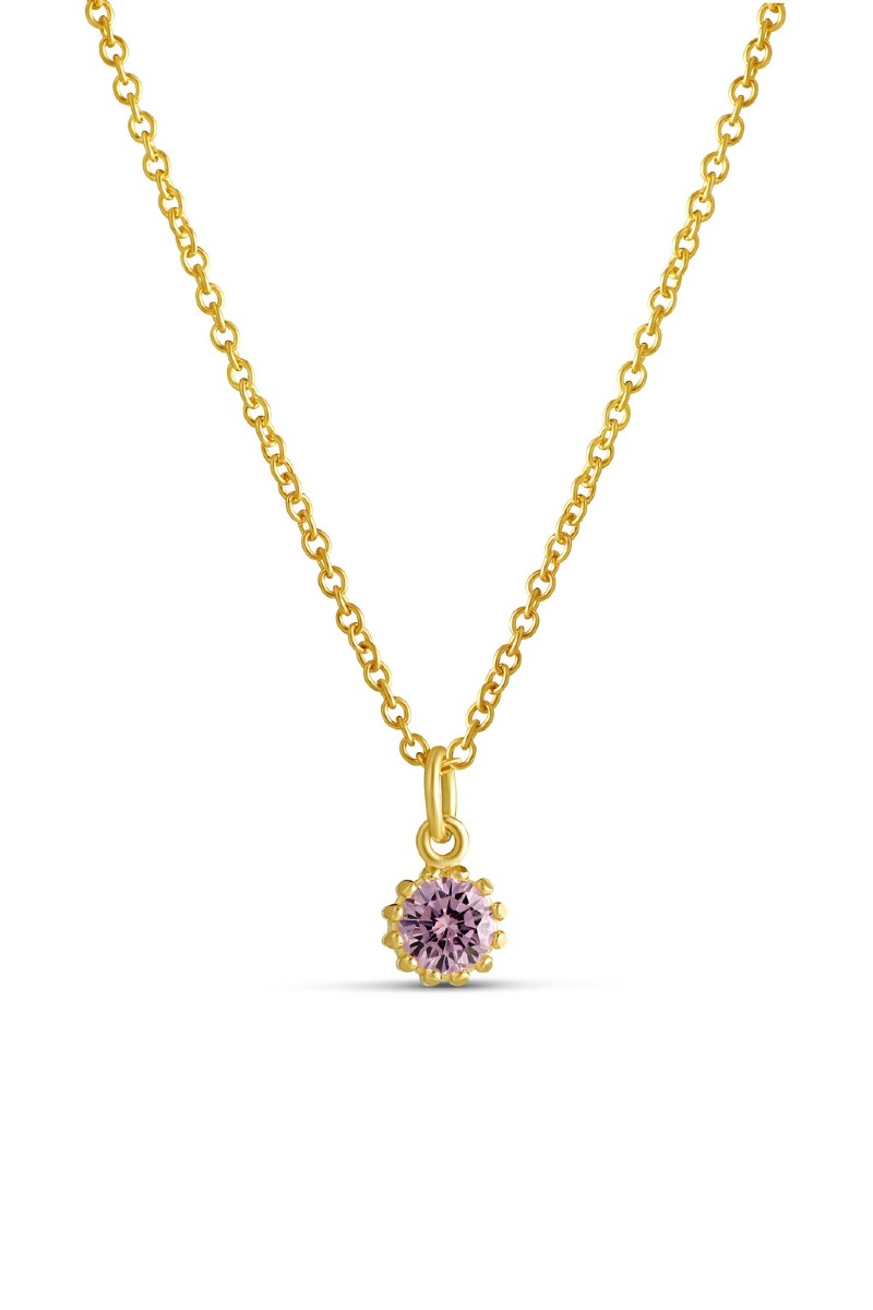 Lempikoru Bud pendant pink gold plated 5207703450