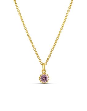 Lempikoru Bud pendant pink gold plated 5207703450