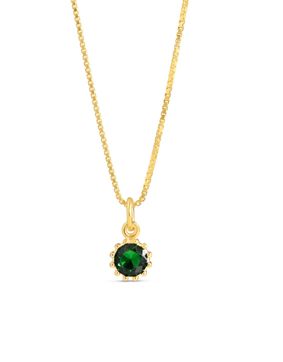 Lempikoru Bud pendant green gold plated 5207702450