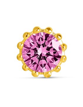 Lempikoru Bud stud earring pink gold plated 5307606000