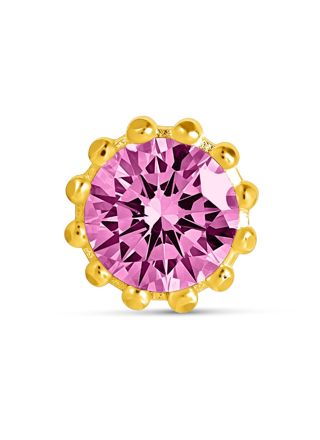 Lempikoru Nuppu stud earring pink gold plated 5307606000