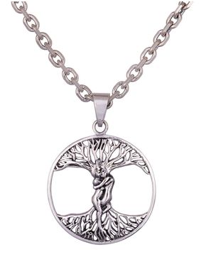 Northern Viking Jewelry Tree Of Life Lovers Silver Pendant NVJ-H-RS068