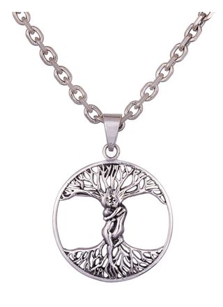 Northern Viking Jewelry Tree Of Life Lovers Silver Pendant NVJ-H-RS068